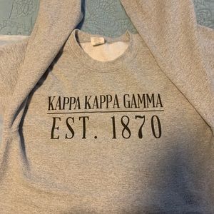 Kappa Kappa Gamma Cropped Crew Size M